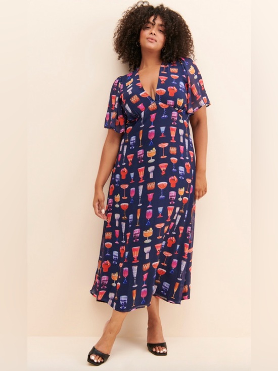 Dresses & Skirts - Lisa Says Gah Grace Printed Dress 2XL